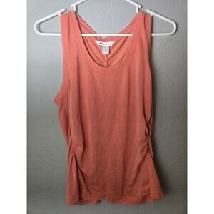 Athleta Women's Size Medium Breezy Ruched Tank Top Coral